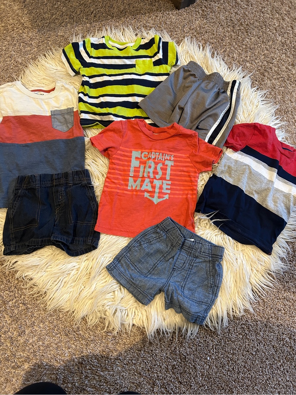 Boys size 18 months summer lot of mixed brand clothes- play, beach, casual